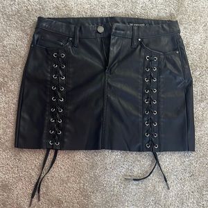 Pleather skirt